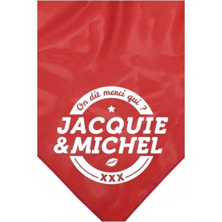 Bandana rouge Jacquie & Michel