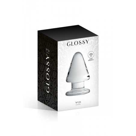 Plug anal verre Glossy Toys n° 23 Clear