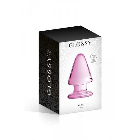 Plug anal verre Glossy Toys n° 23 Pink