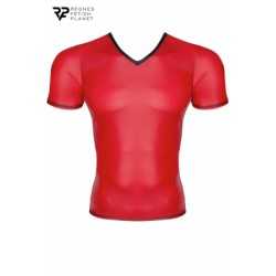 T-shirt wetlook rouge - Regnes