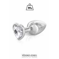 Plug bijou coeur aluminium M - Hidden Eden