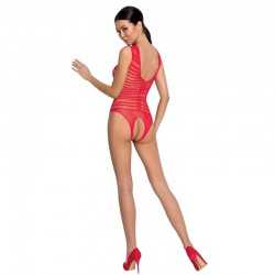 BODYSTOCKING PASSION WOMAN BS086 - ROUGE TAILLE UNIQUE