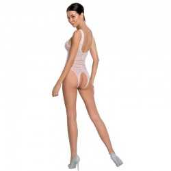 BODYSTOCKING PASSION WOMAN BS086 - BLANC TAILLE UNIQUE