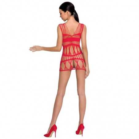 BODYSTOCKING PASSION WOMAN BS089 - ROUGE TAILLE UNIQUE