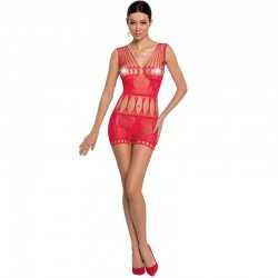 BODYSTOCKING PASSION WOMAN BS090 - ROUGE TAILLE UNIQUE