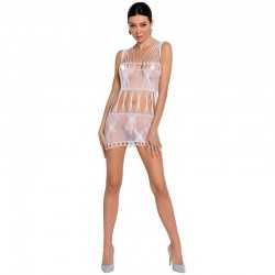 BODYSTOCKING PASSION WOMAN BS090 - BLANC TAILLE UNIQUE