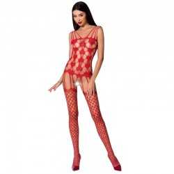 BODYSTOCKING PASSION WOMAN BS067 - ROUGE TAILLE UNIQUE