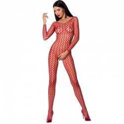 BODYSTOCKING PASSION WOMAN BS068 - ROUGE TAILLE UNIQUE
