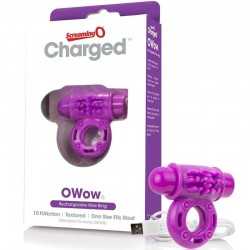 SCREAMING O BAGUE RECHARGEABLE VIBRANTE O WOW VIOLET