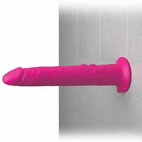 CLASSIX - GODE MURAL BANGER SILICONE 15 CM ROSE