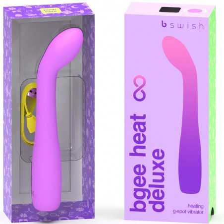 B SWISH - BGEE HEAT INFINITE DELUXE SILICONE RECHARGEABLE VIBROMASSEUR SWEET LAVENDER
