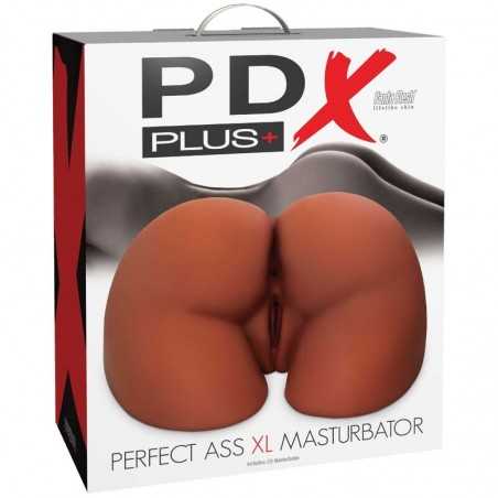 PDX PLUS - MASTURBATEUR PERFECT ASS XL DOUBLE ENTRÉE MARRON