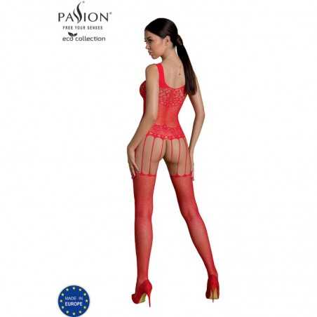 PASSION - BODYSTOCKING ECO COLLECTION ECO BS001 ROUGE