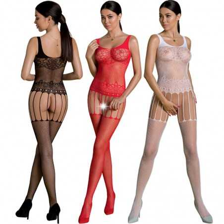 PASSION - BODYSTOCKING ECO COLLECTION ECO BS001 ROUGE