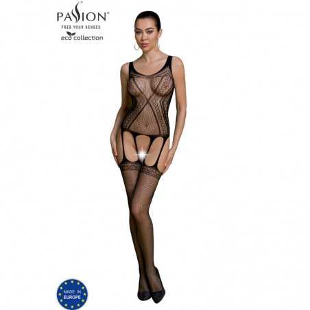 PASSION - BODYSTOCKING ECO COLLECTION ECO BS007 NOIR
