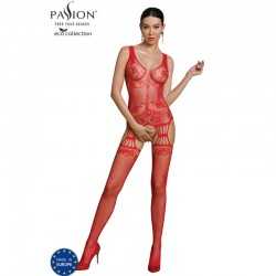 PASSION - BODYSTOCKING ECO COLLECTION ECO BS009 ROUGE