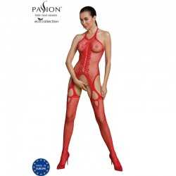 PASSION - BODYSTOCKING ECO COLLECTION ECO BS013 ROUGE