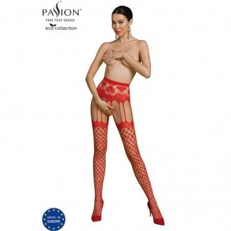 PASSION - BODYSTOCKING ECO COLLECTION ECO S009 ROUGE