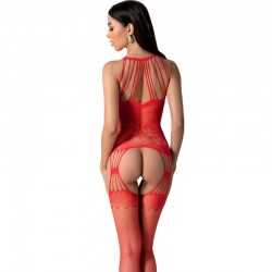 PASSION - BS095 BODYSTOCKING ROUGE TAILLE UNIQUE
