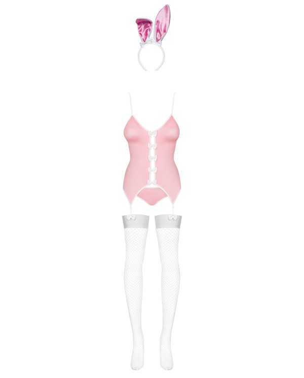 Bunny suit Costume Lapin 4 pcs rose
