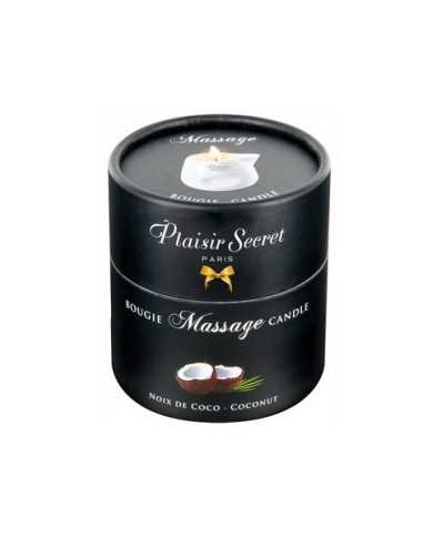 Bougie de massage Noix de coco Plaisir secret - 80 ml
