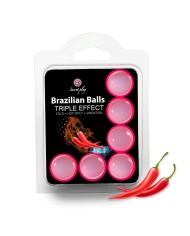 6 Brazilian Balls "Triple effect" 3699-1