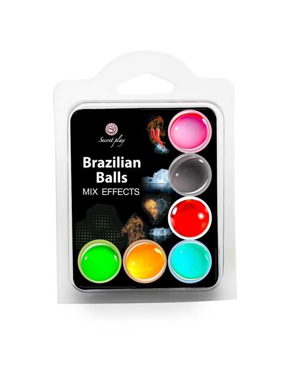 6 Brazilian Balls Differents effets 3701