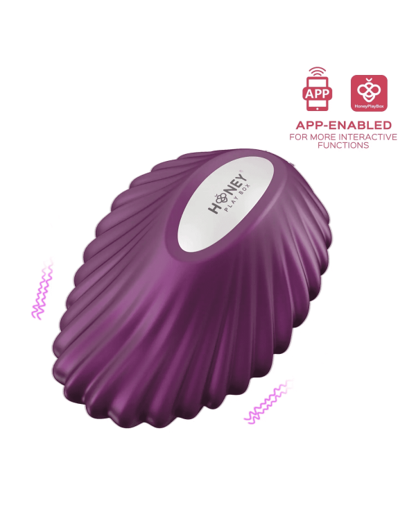 Pearl Violet - Vibromasseur magnétique contrôlé par application