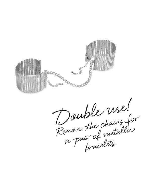 Desir Métallique - Menottes Bracelets - Argent